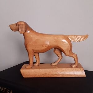 Source Unknown Wooden Dog Figurine - Light Brown